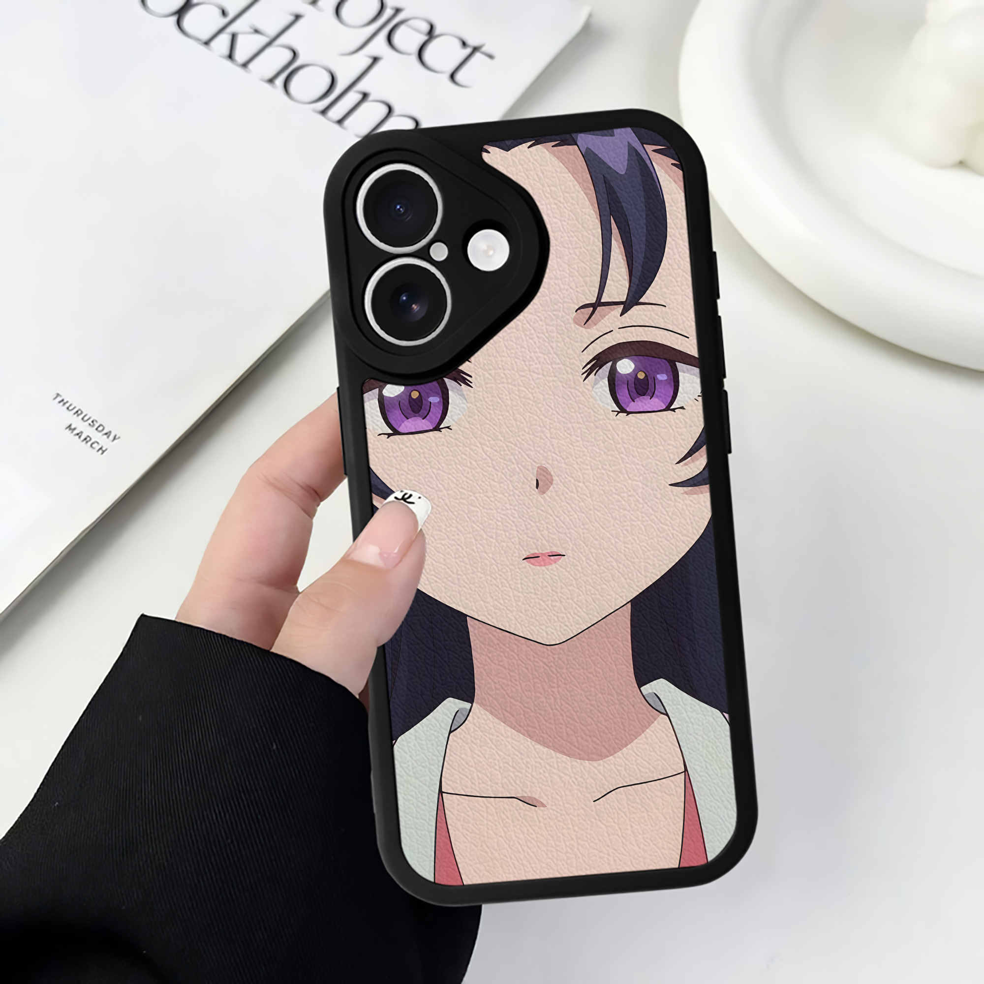 薬屋のひとりごと The Apothecary Diaries 【iPhone 16シリーズ対応】シリコンスマホケース（レザー調） 材質：シリコン